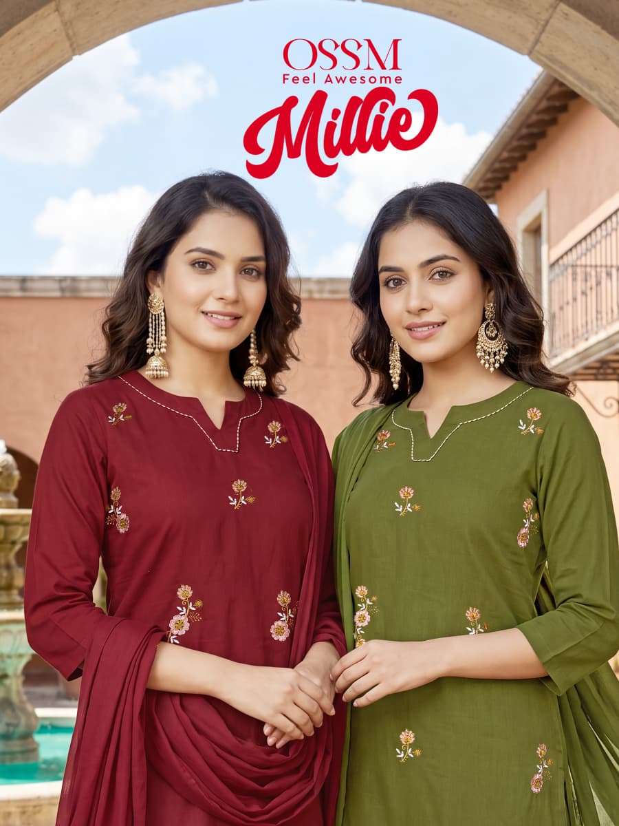 OSSM  KURTI MILLIE  PRINTED KURTI WHOLESALER 