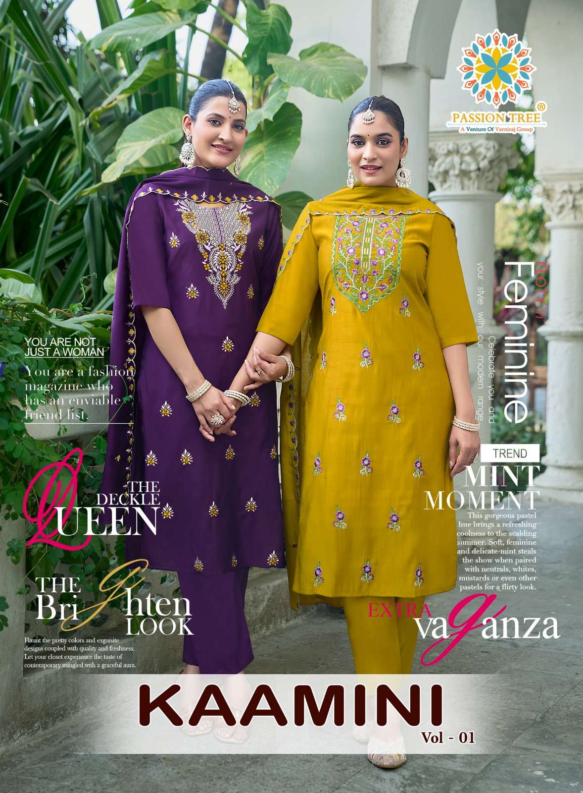 Passion Tree KAAMINI VOL-1 PRINTED KURTI WHOLESALER 