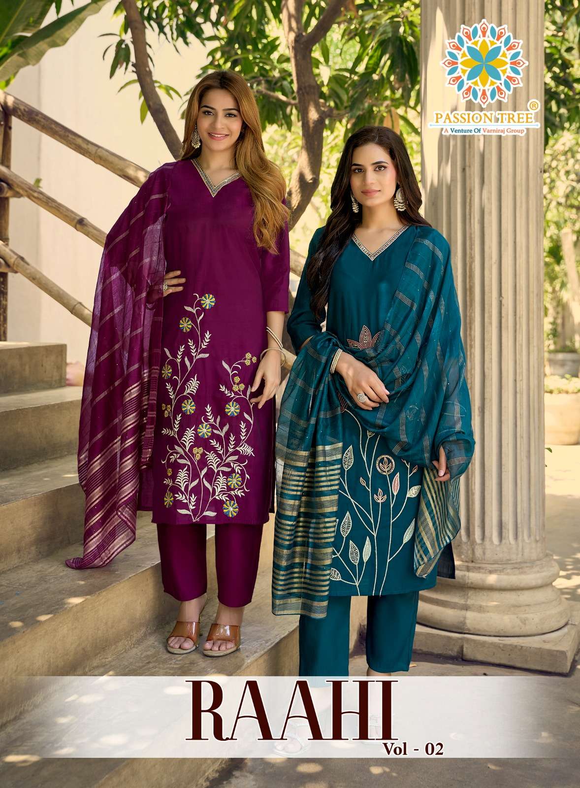 Passion Tree RAAHI  VOL-2 PRINTED KURTI WHOLESALER 