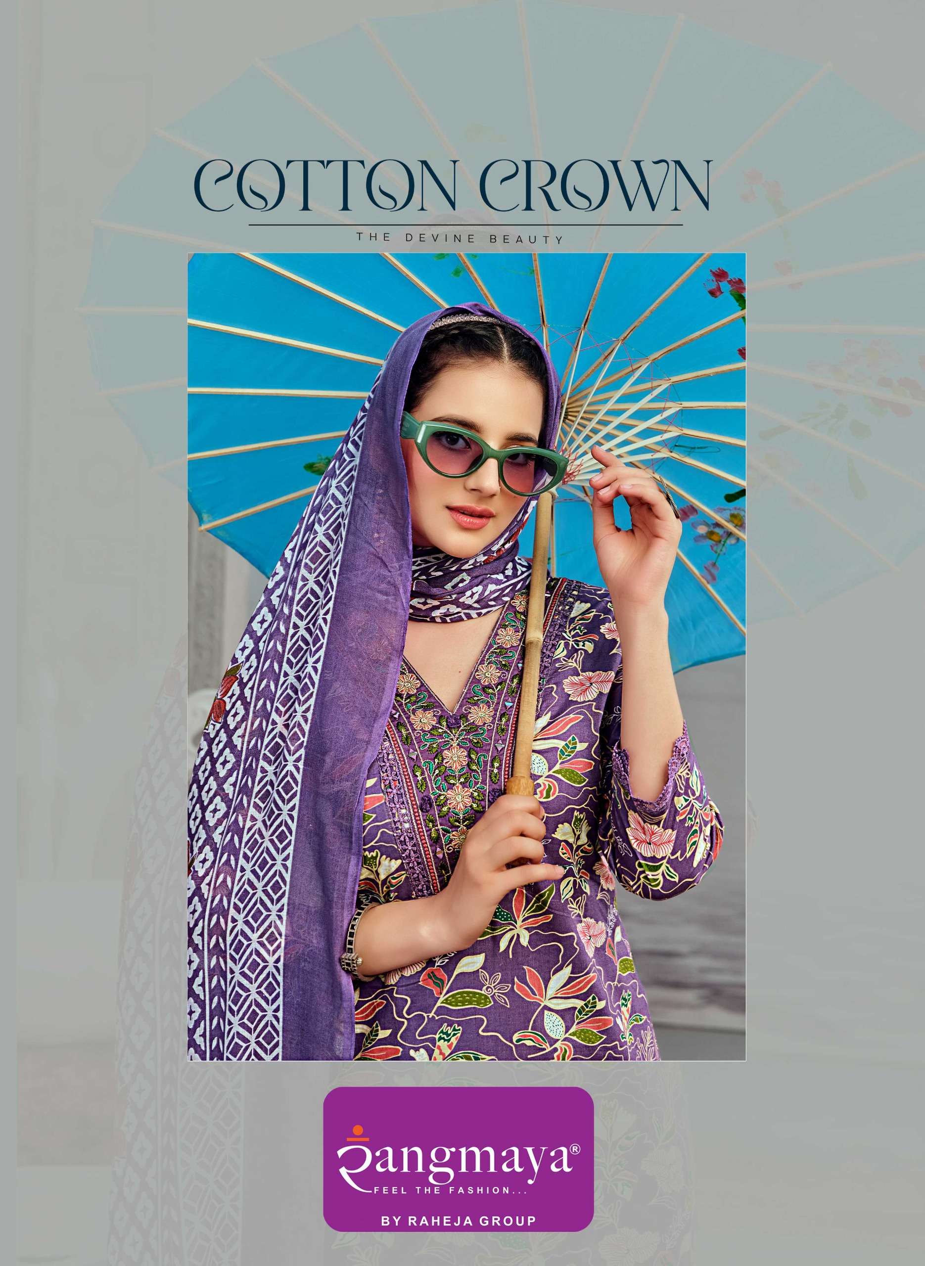Rangmaya KURTI COTTON CROWN 3xl to 5xL PRINTED KURTI WHOLESALER 