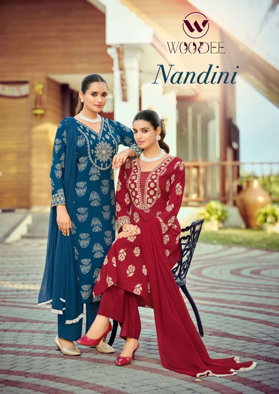 WOODEE KURTI NANDINI PRINTED KURTI WHOLESALER 