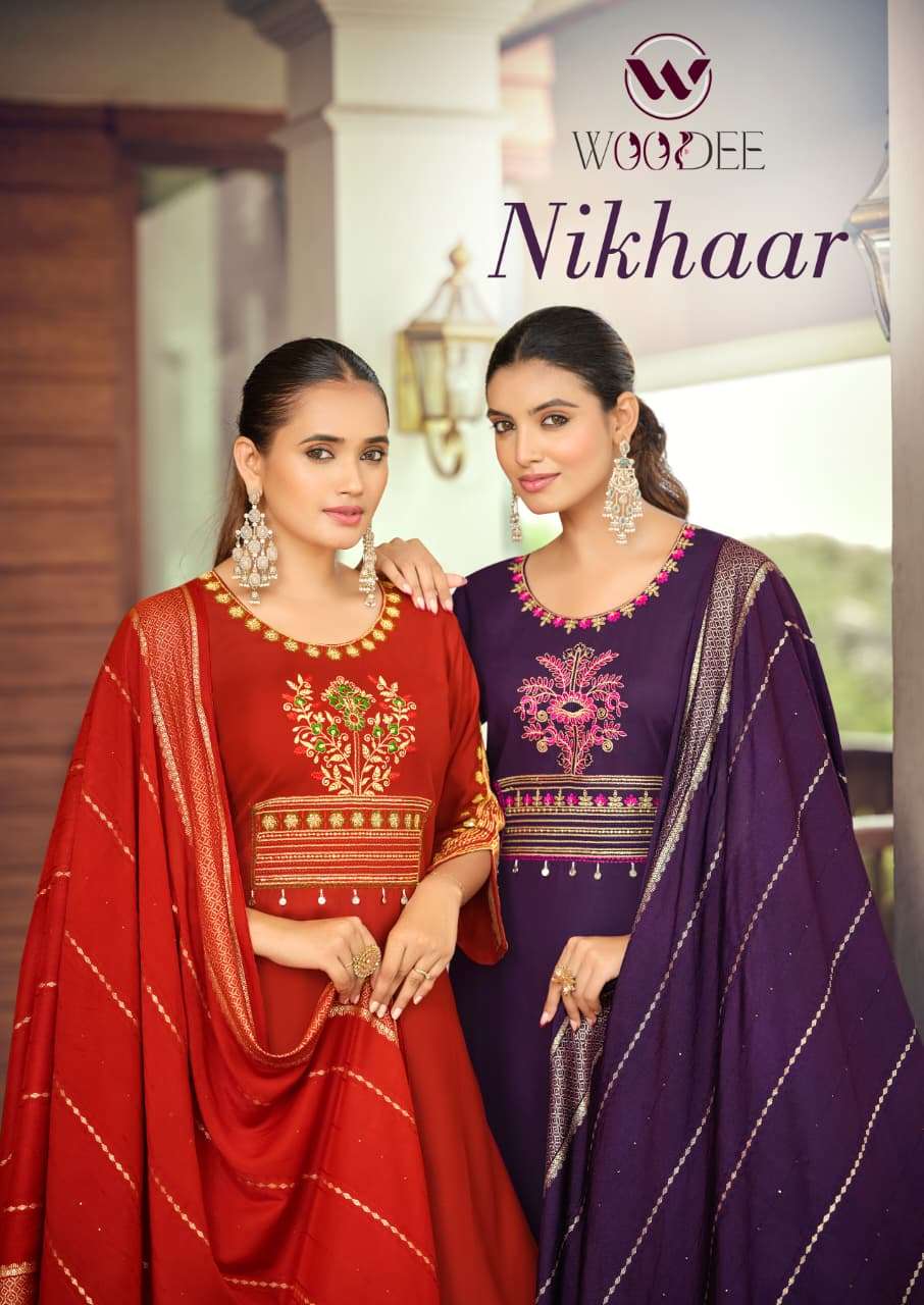 WOODEE KURTI NIKHAAR PRINTED KURTI WHOLESALER 