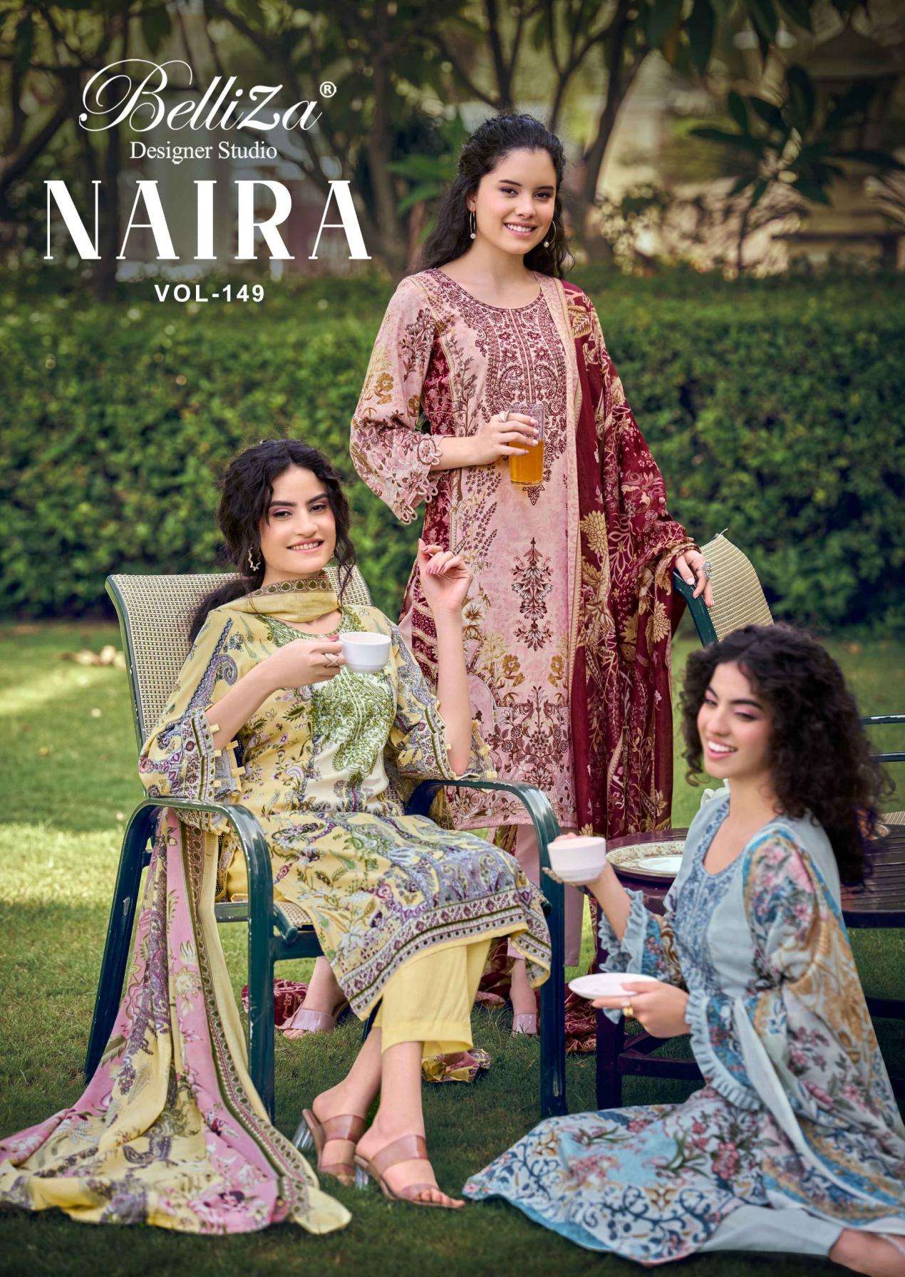 belliza KURTI naira vol 149 PRINTED KURTI WHOLESALER 
