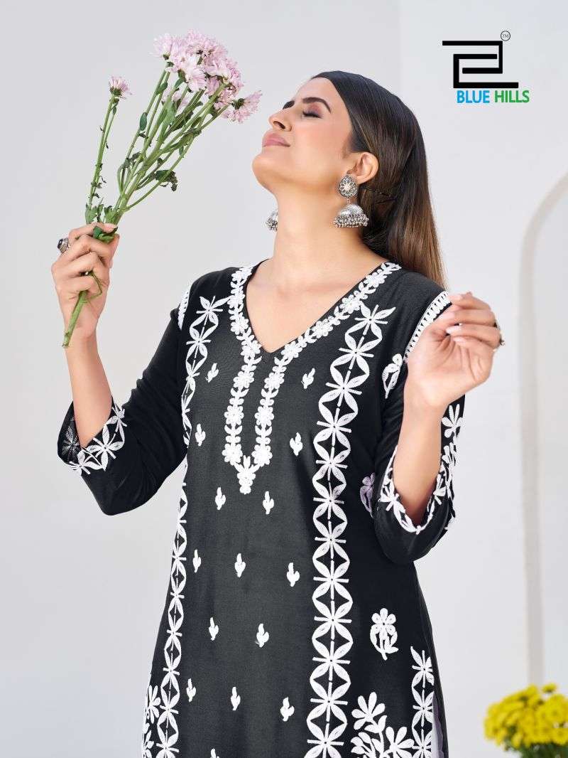 Blue Hills Messi PRINTED KURTI WHOLESALER 