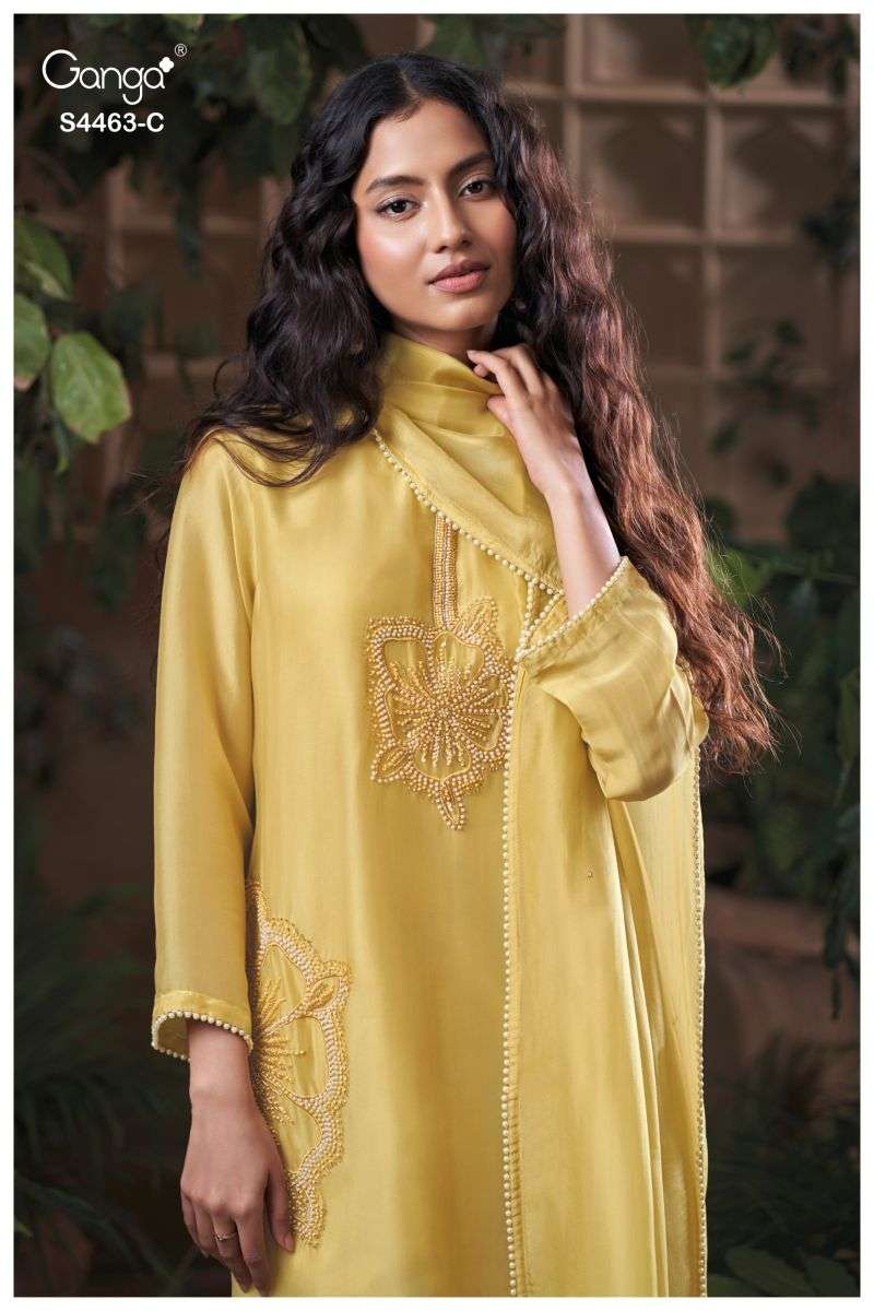 Ganga KURTI Aivoria 4463 PRINTED KURTI WHOLESALER 