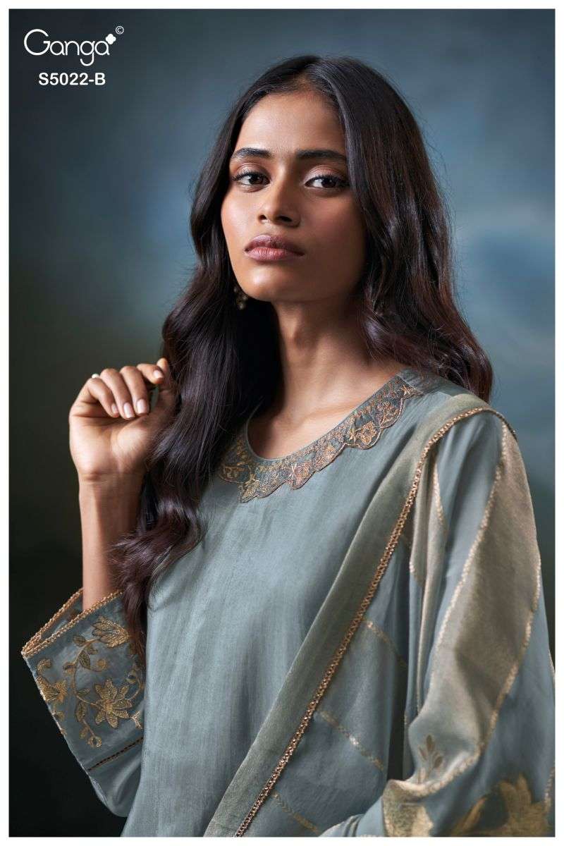 Ganga KURTI Chrysa 5022 PRINTED KURTI WHOLESALER 