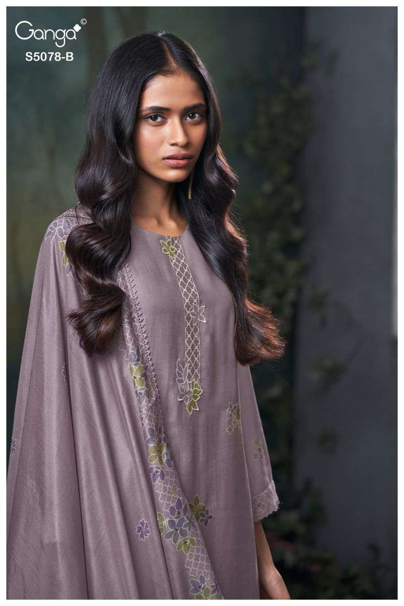 Ganga KURTI Fiana 5078 PRINTED KURTI WHOLESALER 