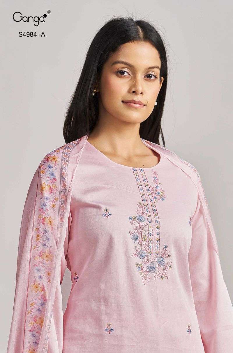 Ganga KURTI Lishka 4984 PRINTED KURTI WHOLESALER 