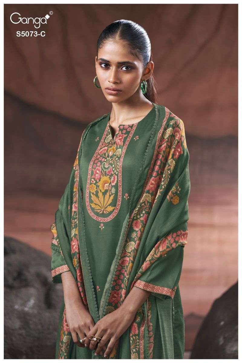 Ganga KURTI Savela 5073 PRINTED KURTI WHOLESALER 