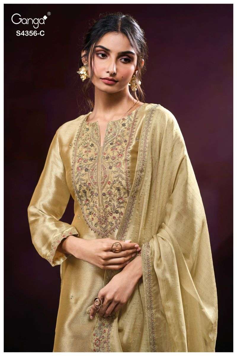 Ganga KURTI Tveya 4356 PRINTED KURTI WHOLESALER 