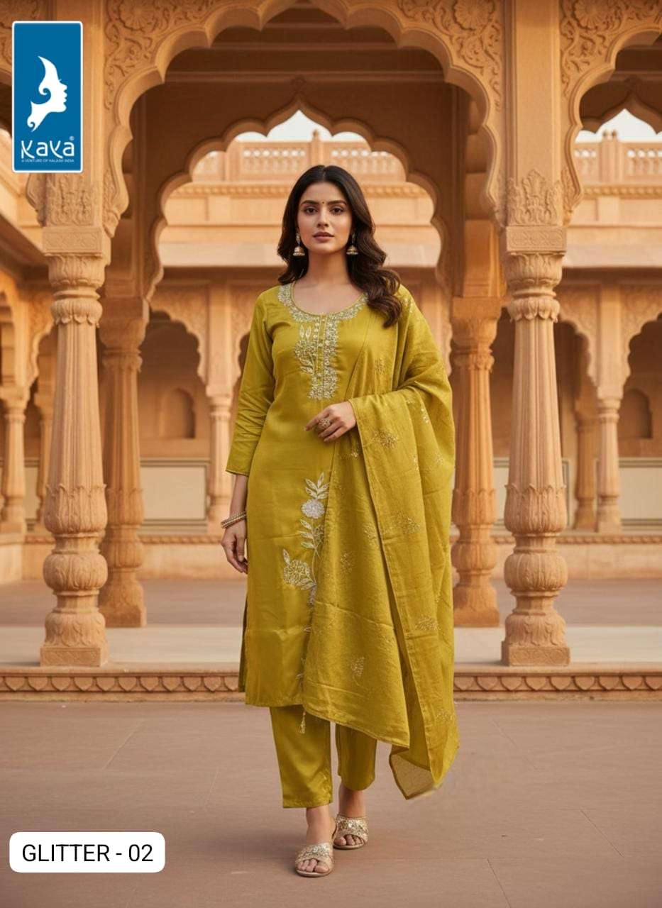 KAYA KURTI GLITTER 3XL to 5XL PRINTED KURTI WHOLESALER 