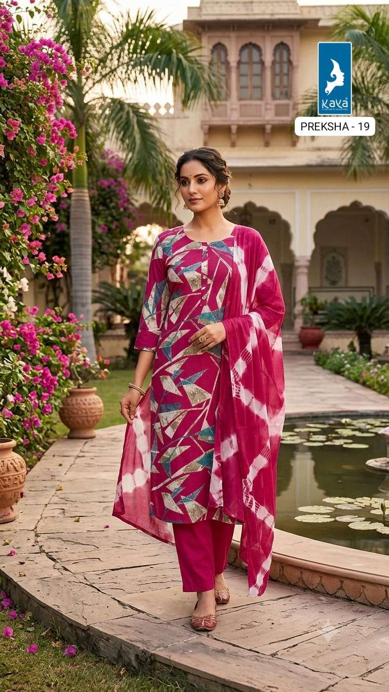 KAYA  KURTI PREKSHA 3XL to 5XL PRINTED KURTI WHOLESALER 