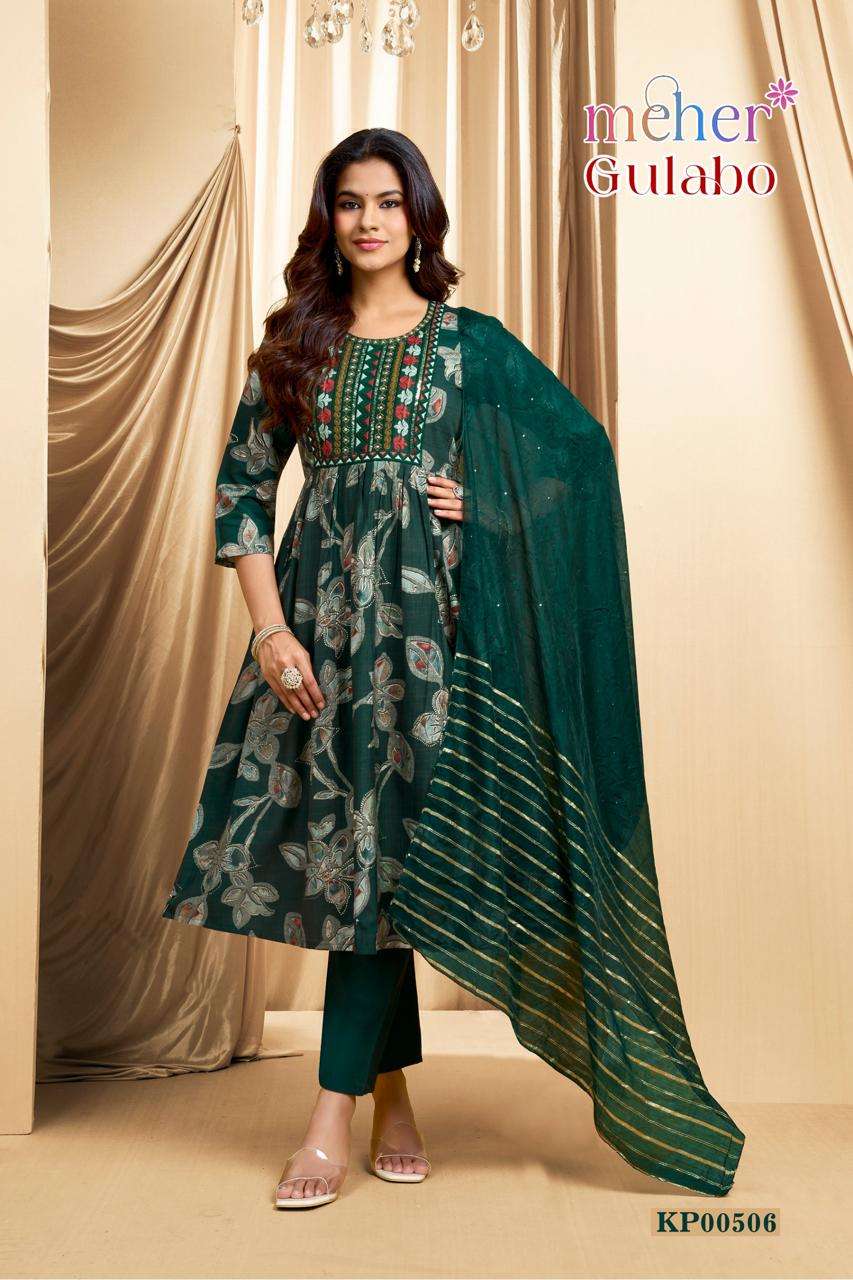 MEHER KURTI GULABO PRINTED KURTI WHOLESALER 