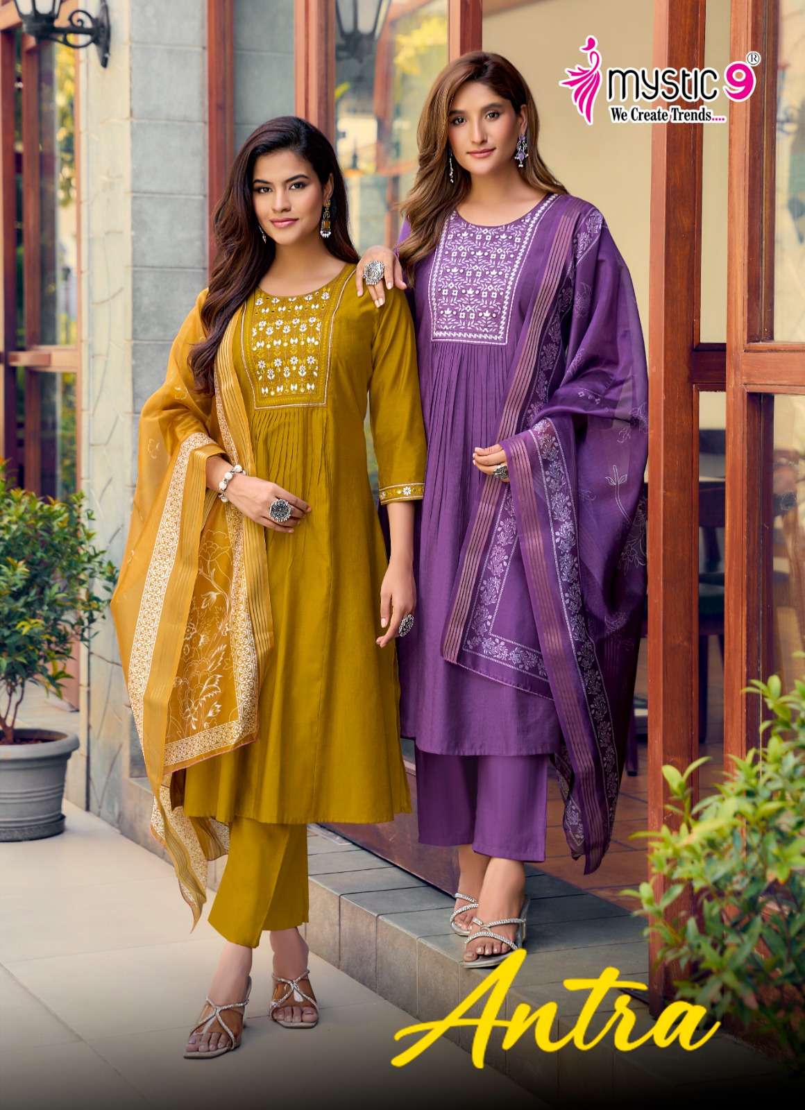 MYSTIC 9 KURTI ANTRA VOL 1 PRINTED KURTI WHOLESALER 