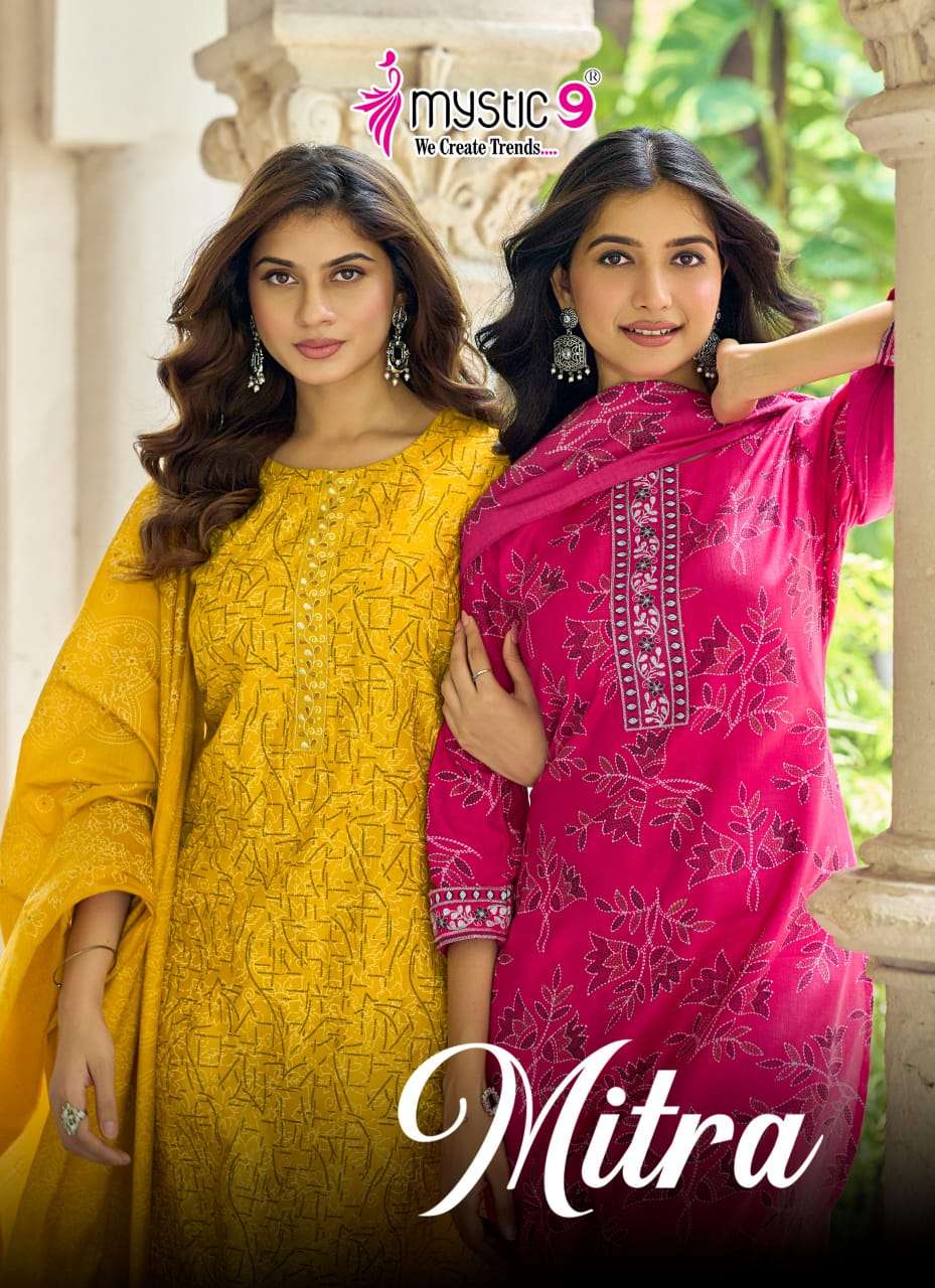 MYSTIC 9 KURTI MITRA VOL 2 PRINTED KURTI WHOLESALER 