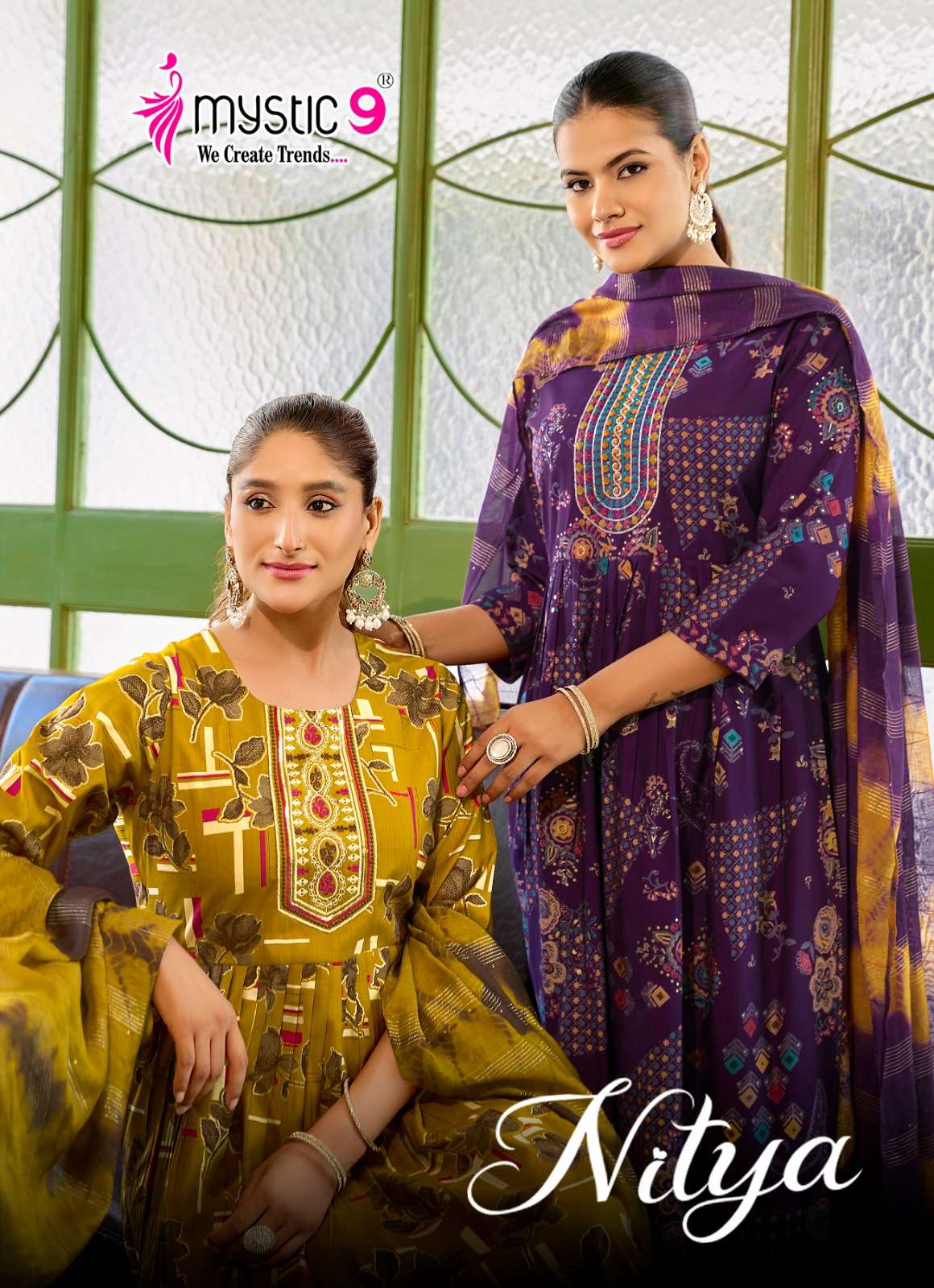 MYSTIC 9 KURTI NITYA VOL 2 PRINTED KURTI WHOLESALER 