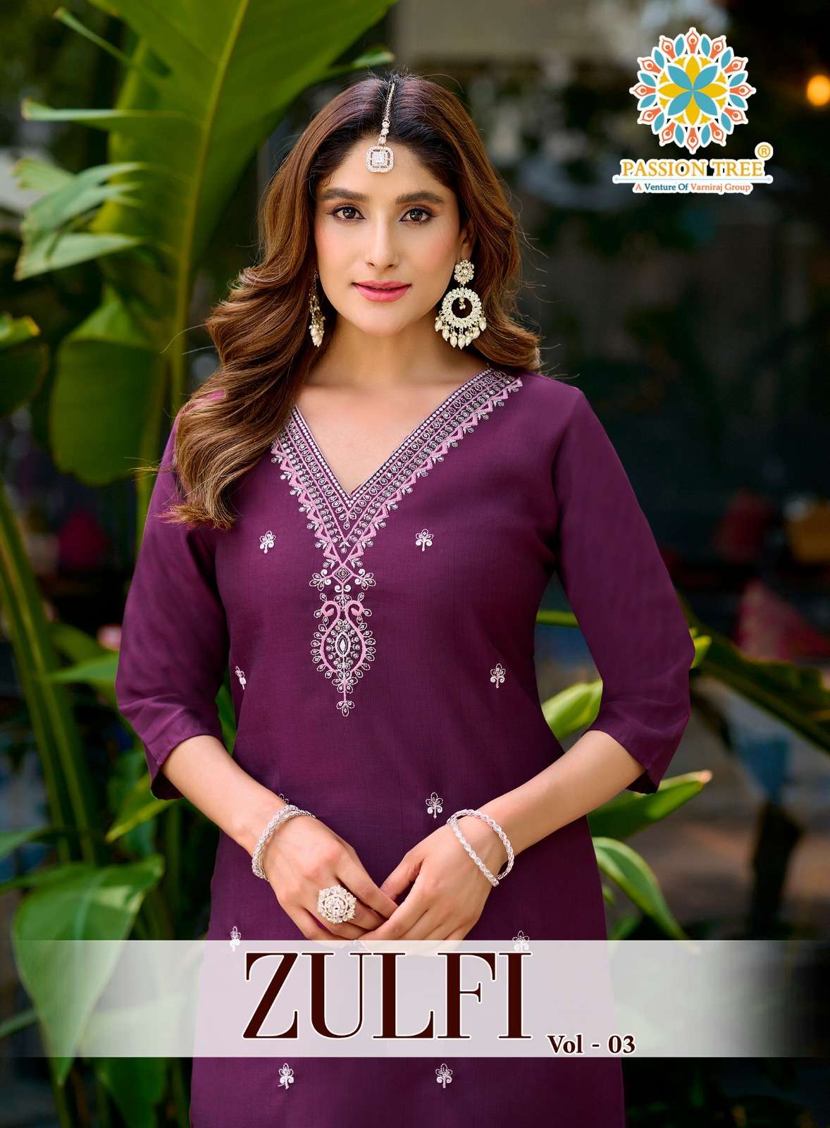  PASSION TREE ZULFI Vol 3 PRINTED KURTI WHOLESALER 
