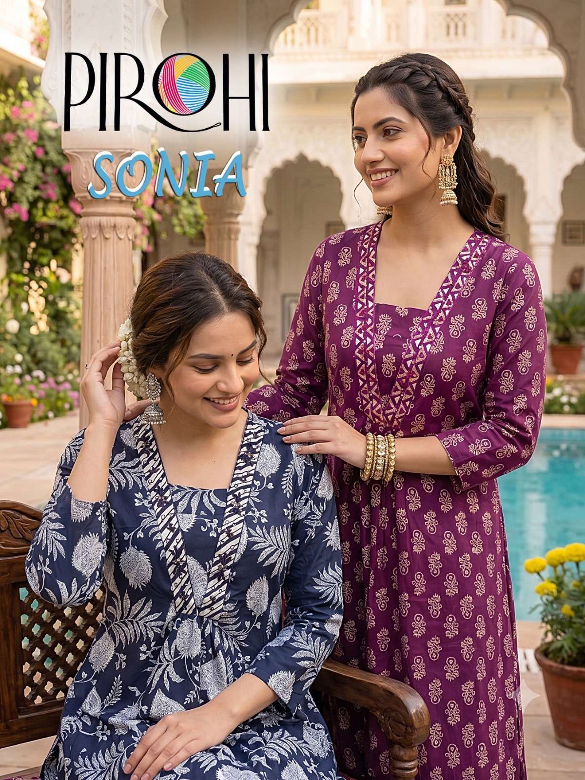 PIROHI KURTI SONIA PRINTED KURTI WHOLESALER 
