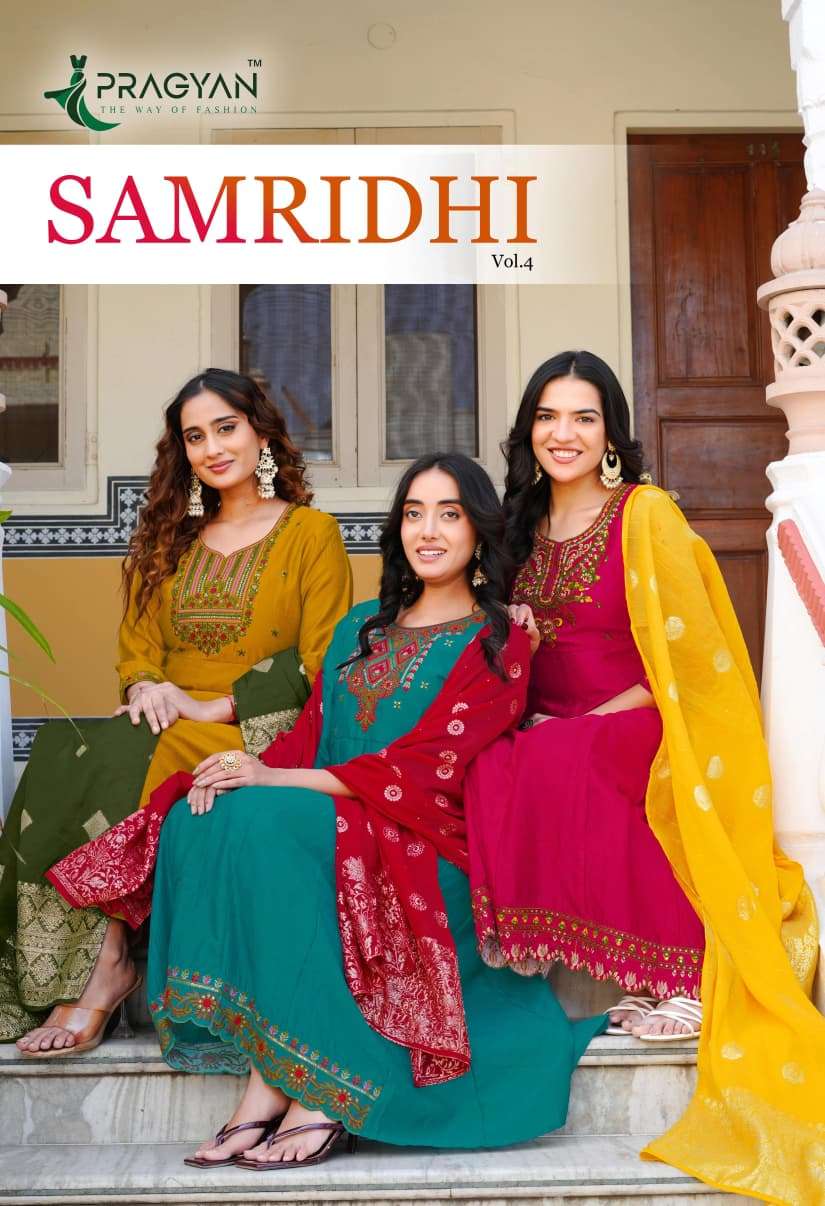 PRAGYAN KURTI SAMRIDDHI VOL 4 PRINTED KURTI WHOLESALER 