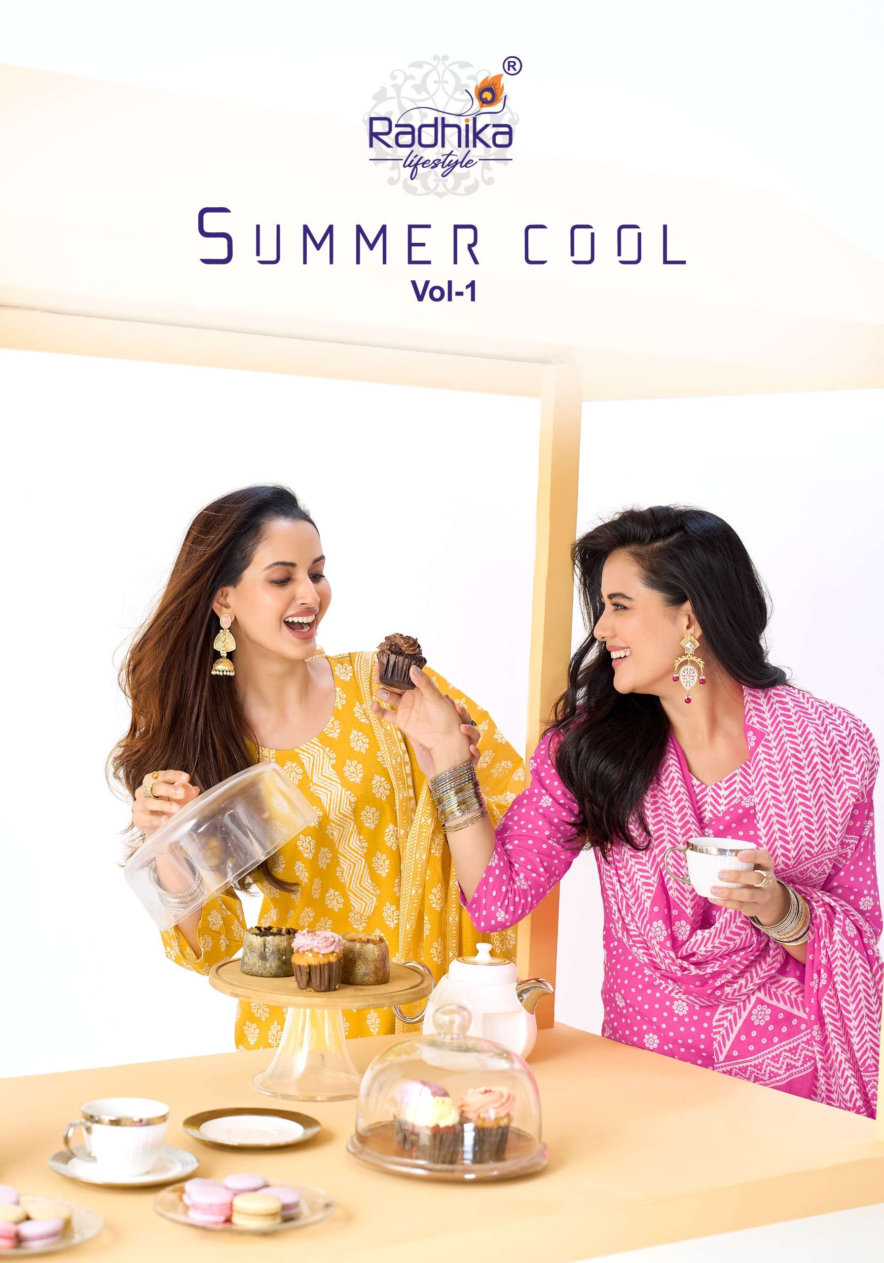 RADHIKA LIFE STYLE SUMMER COOL VOL 1 PRINTED KURTI WHOLESALER 
