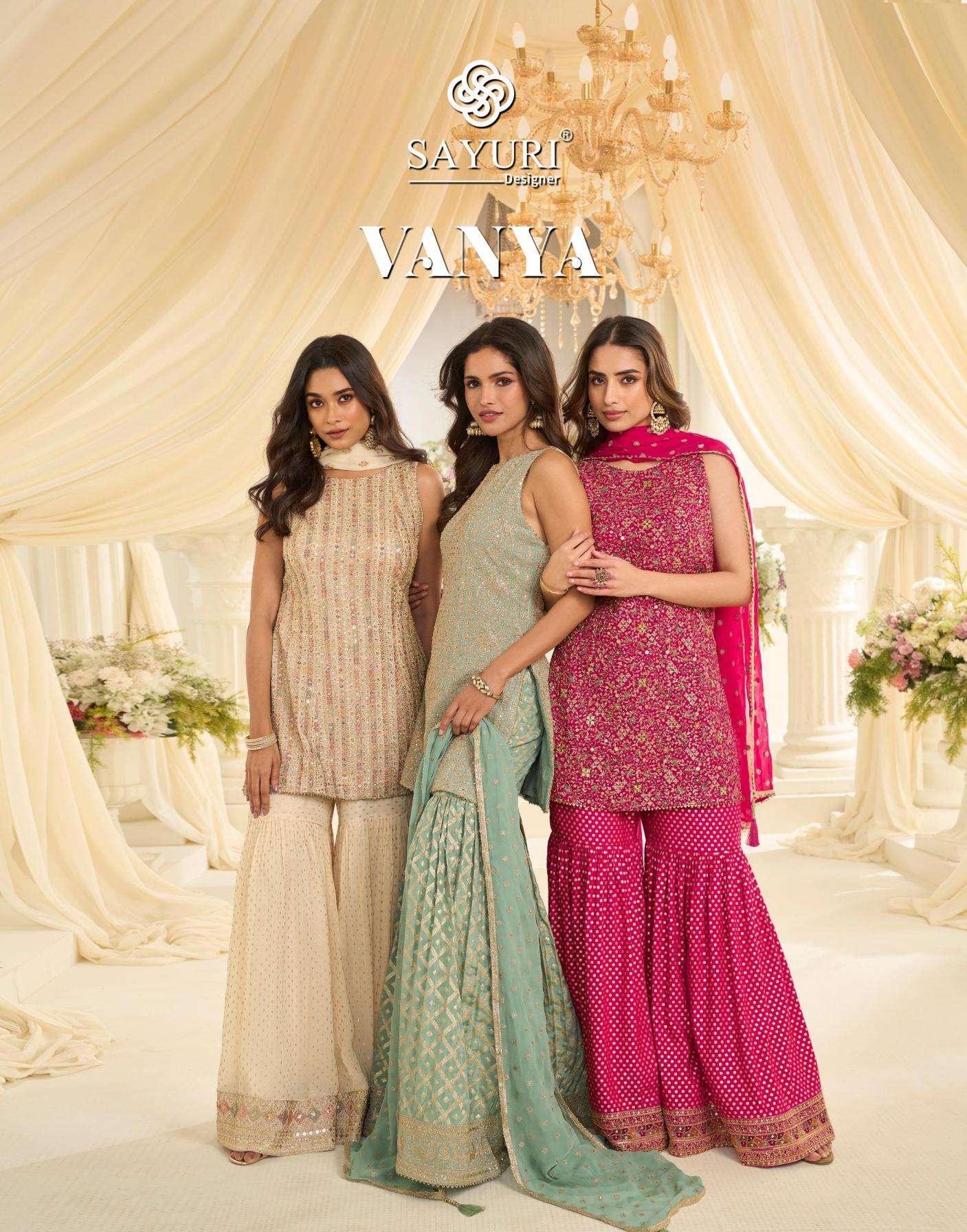 sayuri designer vanya PRINTED KURTI WHOLESALER 