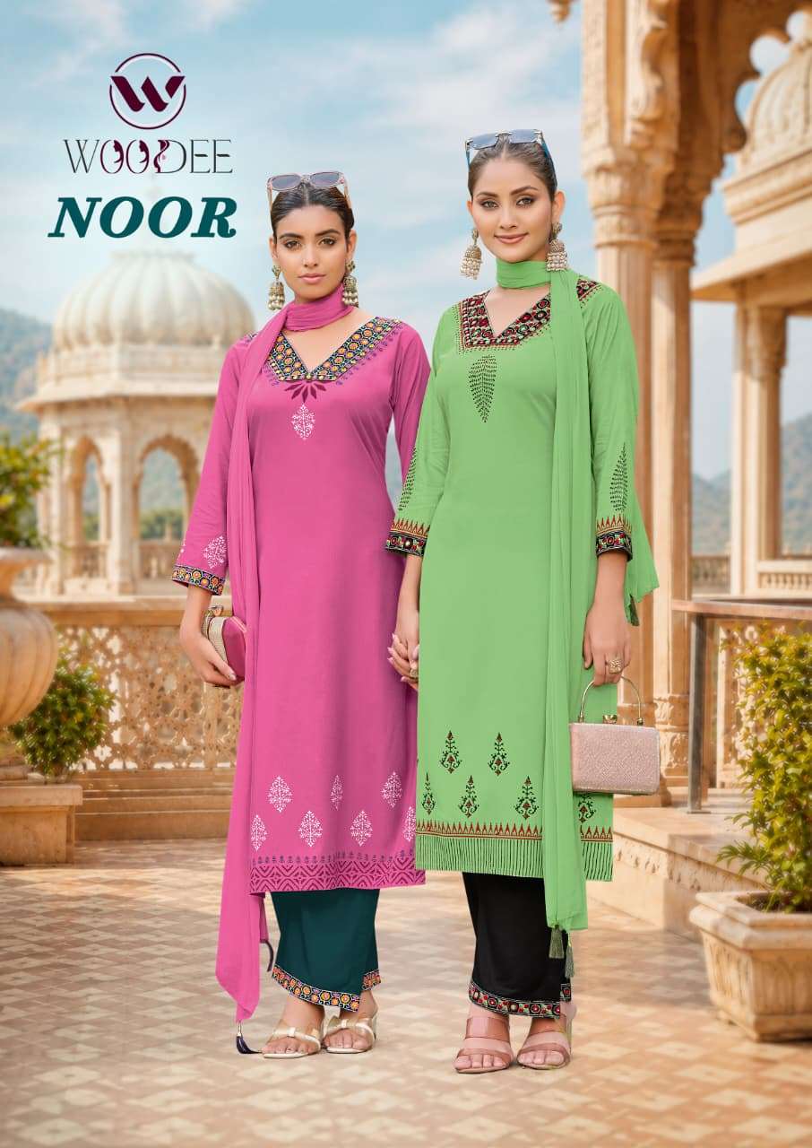 WOODEE KURTI NOOR PRINTED KURTI WHOLESALER 