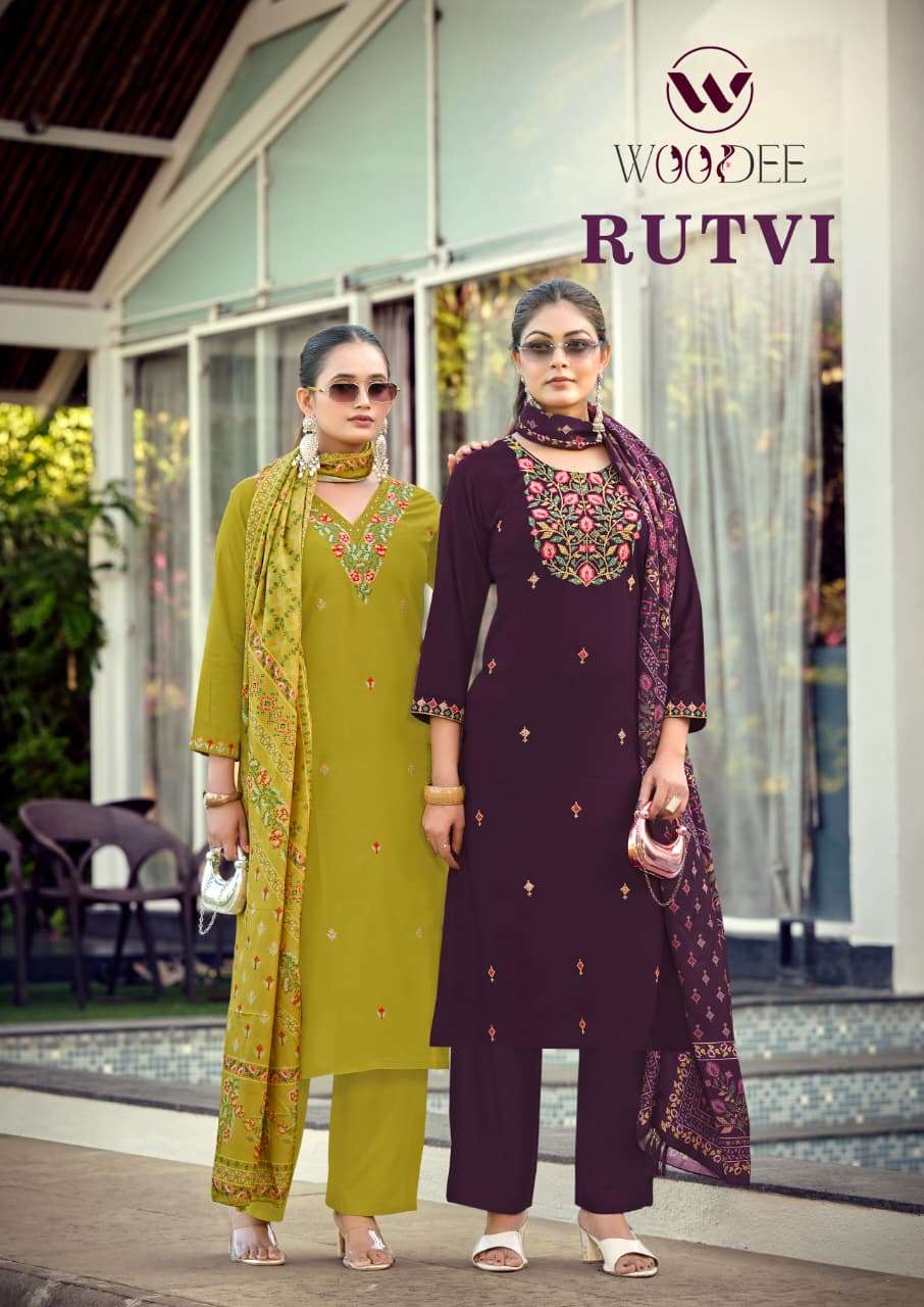 WOODEE KURTI RUTVI PRINTED KURTI WHOLESALER 