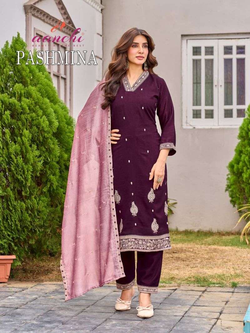 AANCHI KURTI Pashmina PRINTED KURTI WHOLESALER 
