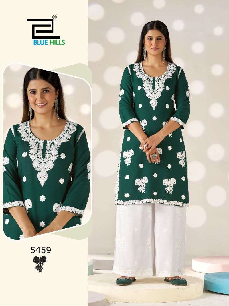 Blue Hills Victoria Vol 35 PRINTED KURTI WHOLESALER 