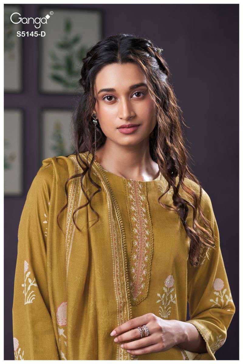 Ganga KURTI Anasta 5145 PRINTED KURTI WHOLESALER 