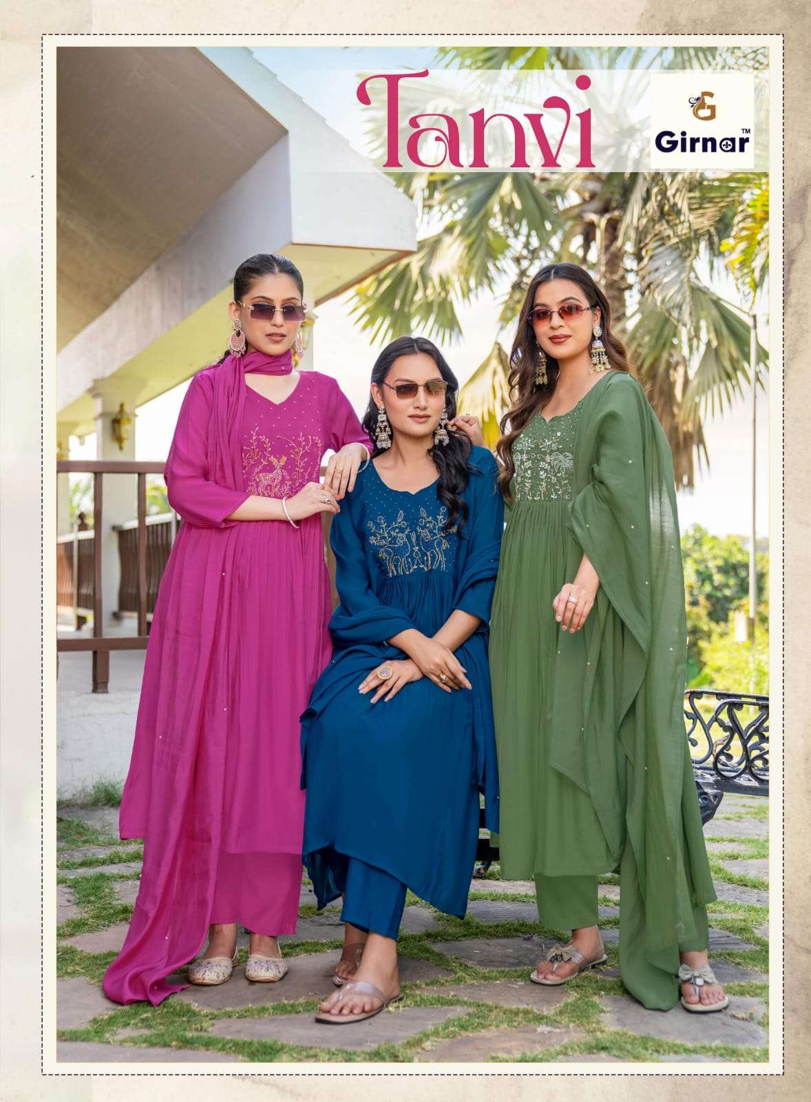 GIRNAR KURTI TANVI VOL 1 PRINTED KURTI WHOLESALER 
