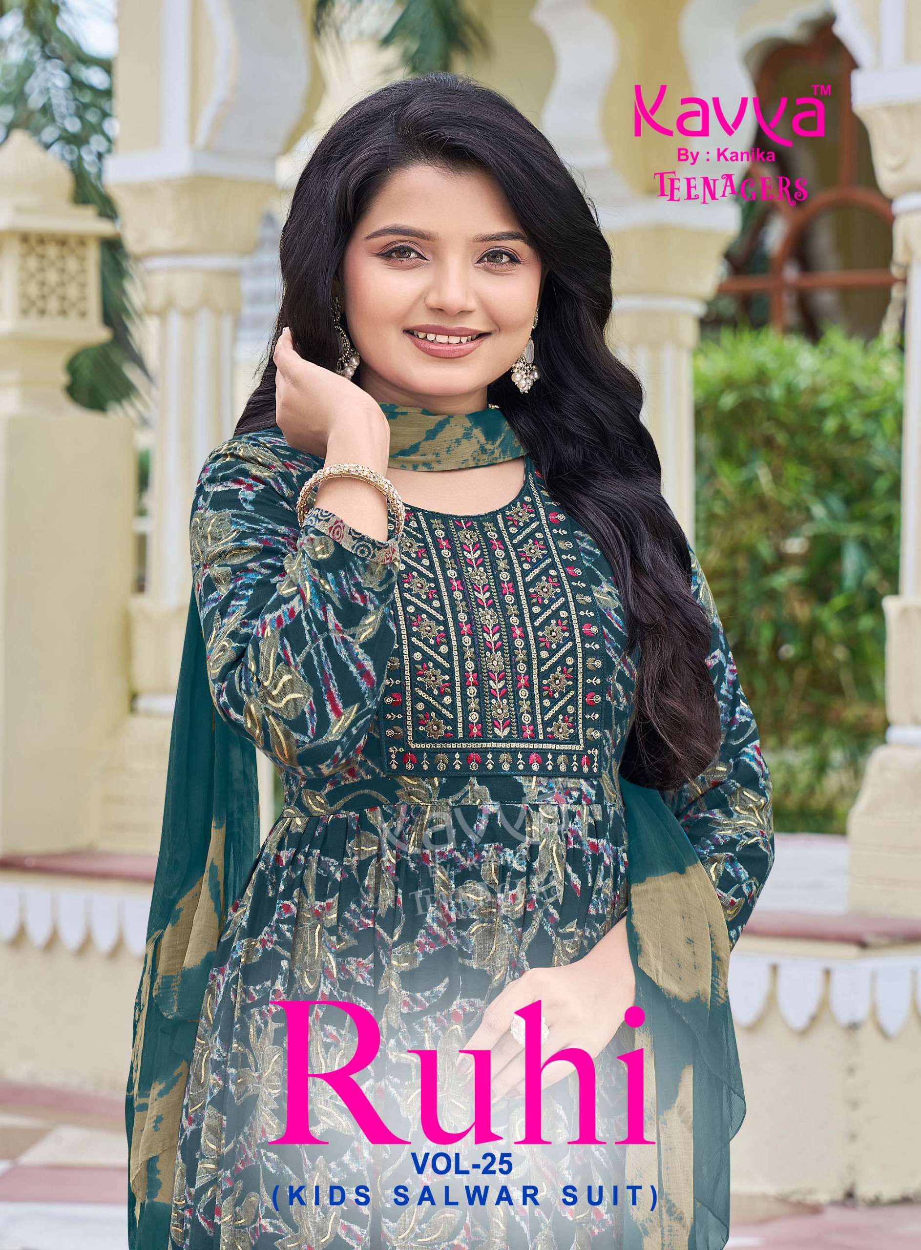 KAVYA KURTI RUHI VOLUME 25 PRINTED KURTI WHOLESALER 