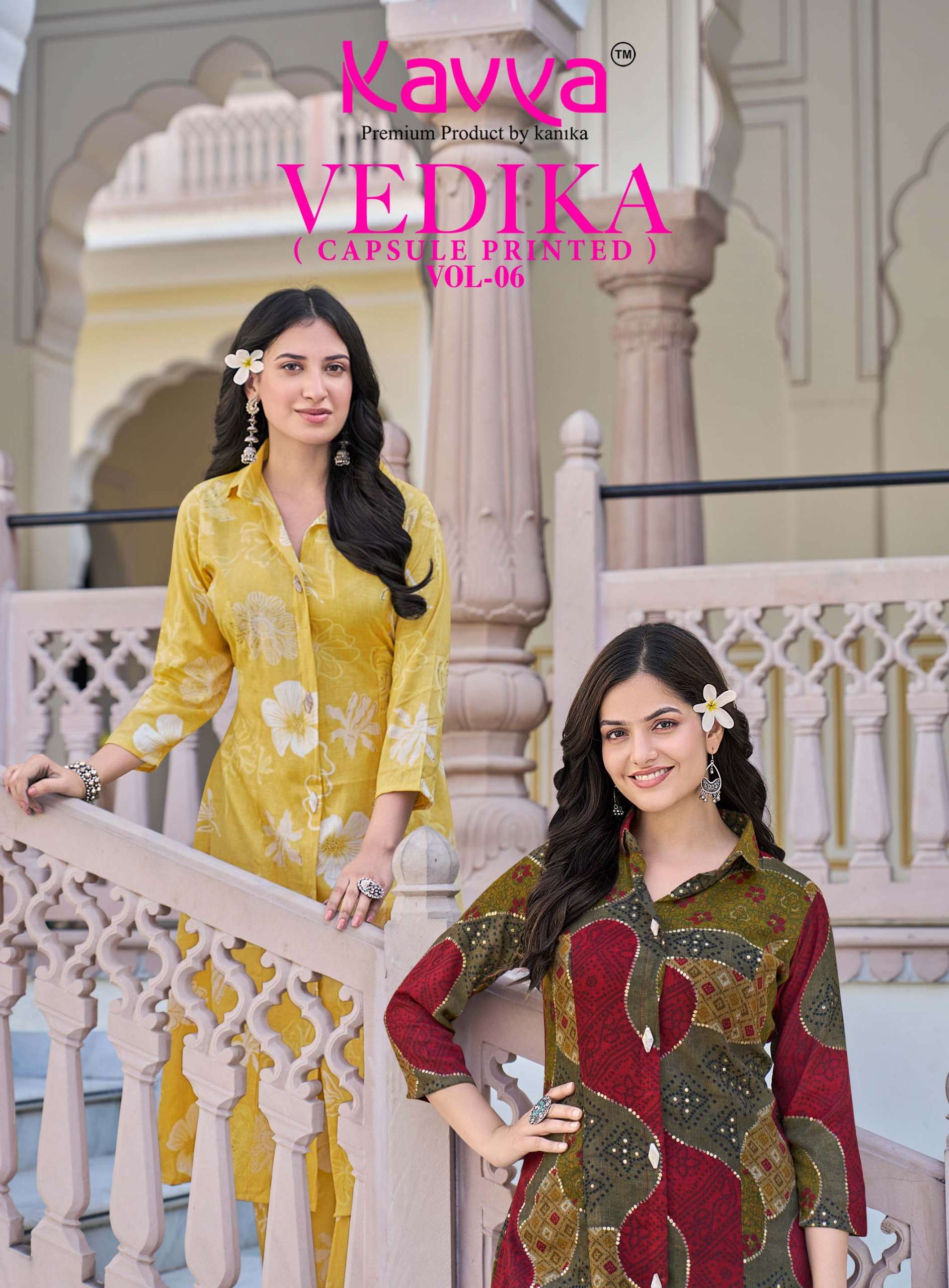 KAVYA KURTI VEDIKA Vol -6 PRINTED KURTI WHOLESALER 