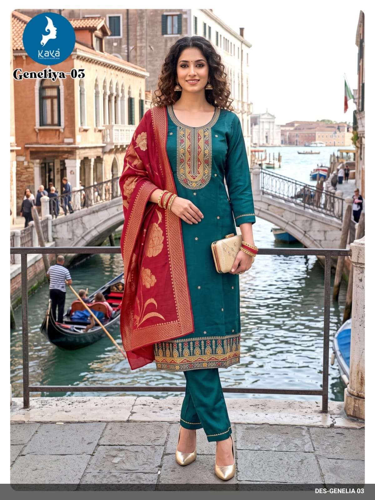 KAYA KURTI Genelia PRINTED KURTI WHOLESALER 