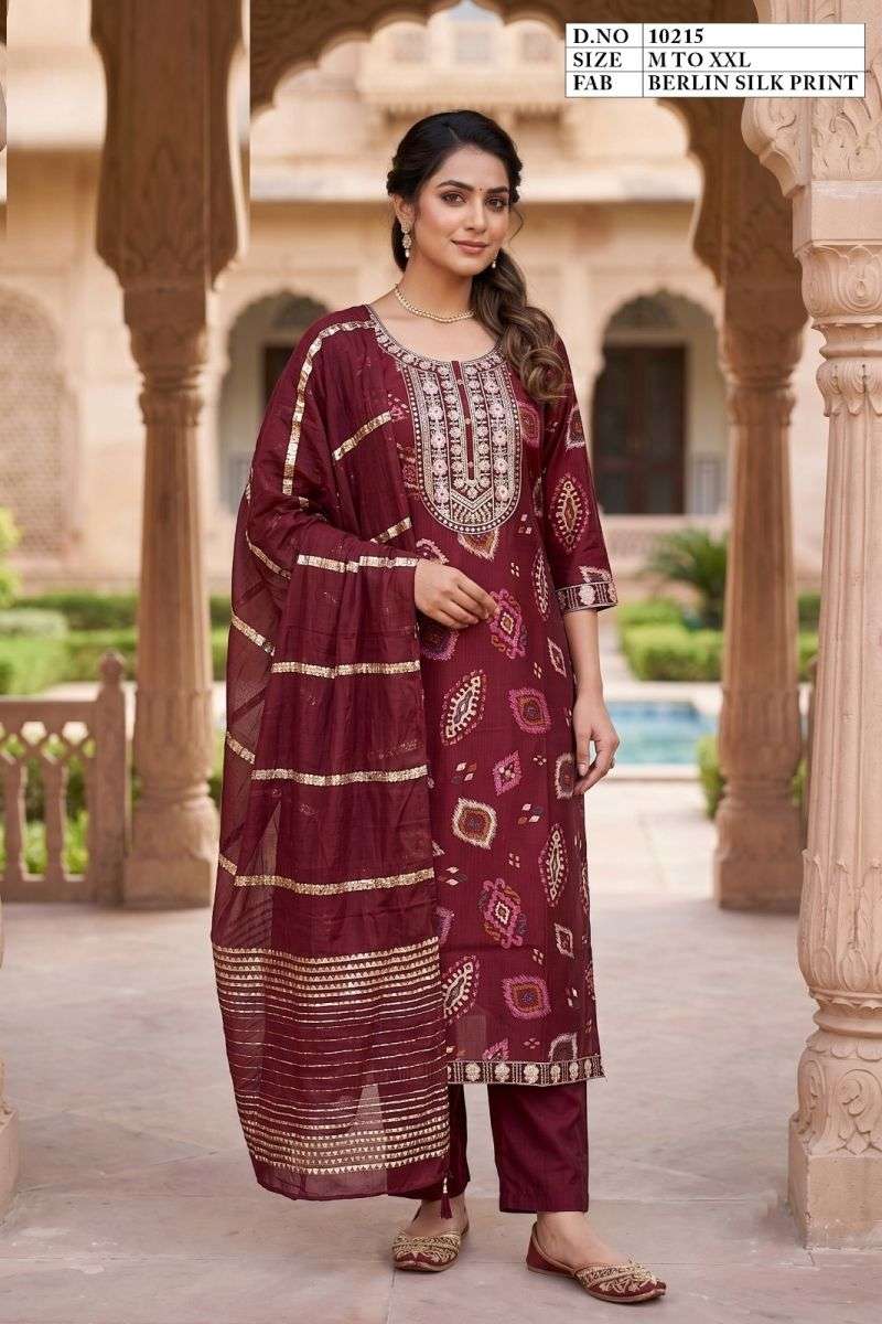KURTI KART Gehena 10215 PRINTED KURTI WHOLESALER 