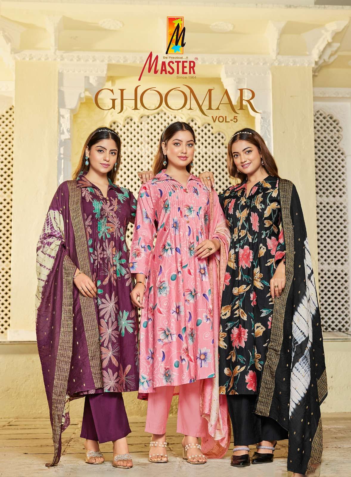 MASTER  KURTI GHOOMER VOL-5 PRINTED KURTI WHOLESALER 