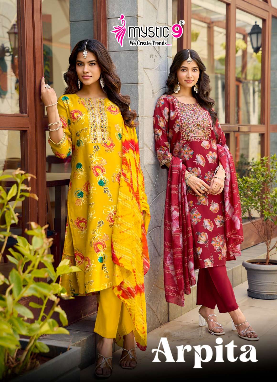 MYSTIC 9 KURTI ARPITA VOL 1 PRINTED KURTI WHOLESALER 