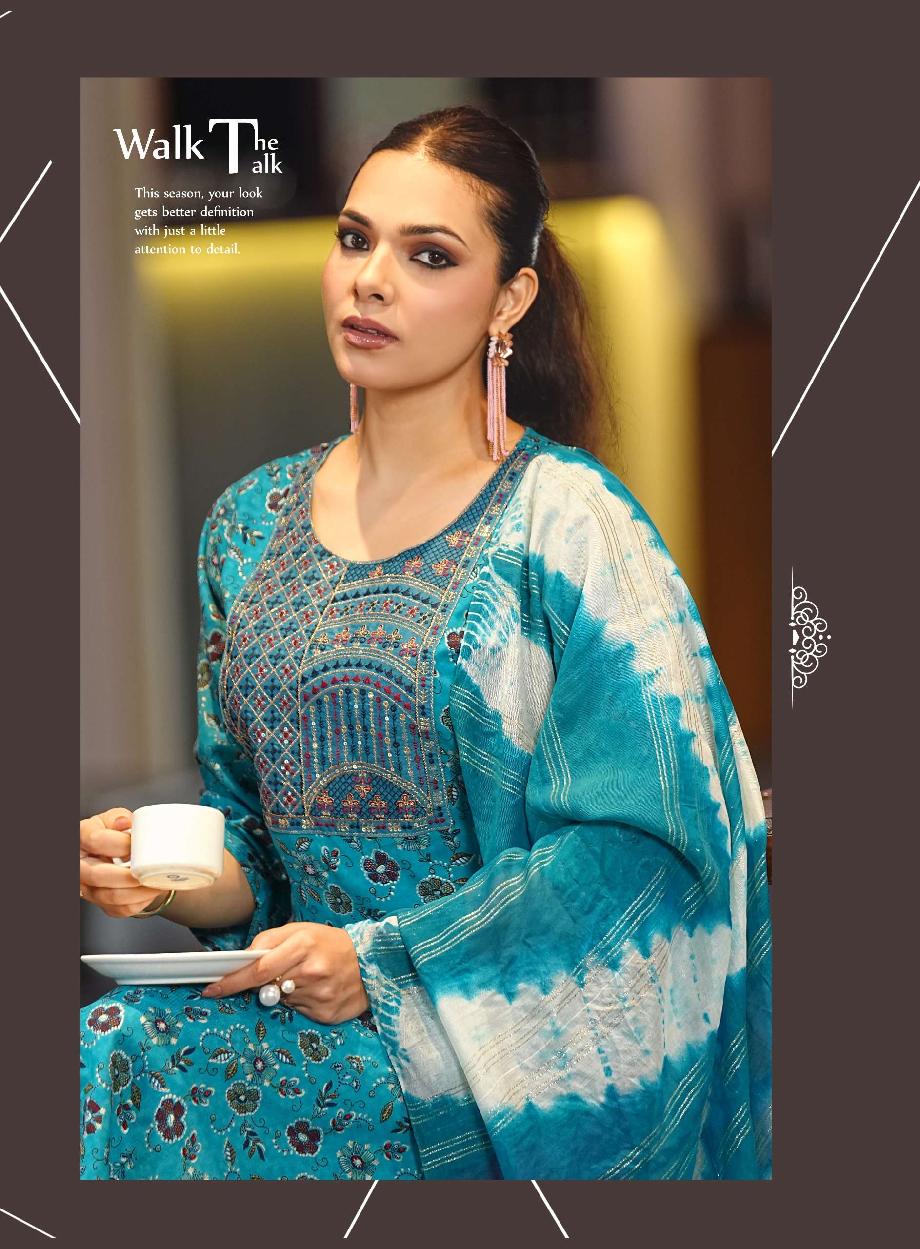 MYSTIC 9 KURTI SABRI VOL 16 PRINTED KURTI WHOLESALER 