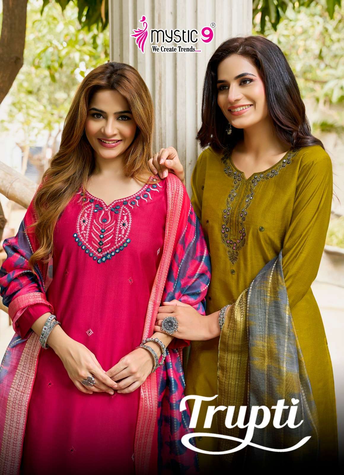 MYSTIC 9 KURTI TRUPTI VOL  1 PRINTED KURTI WHOLESALER 