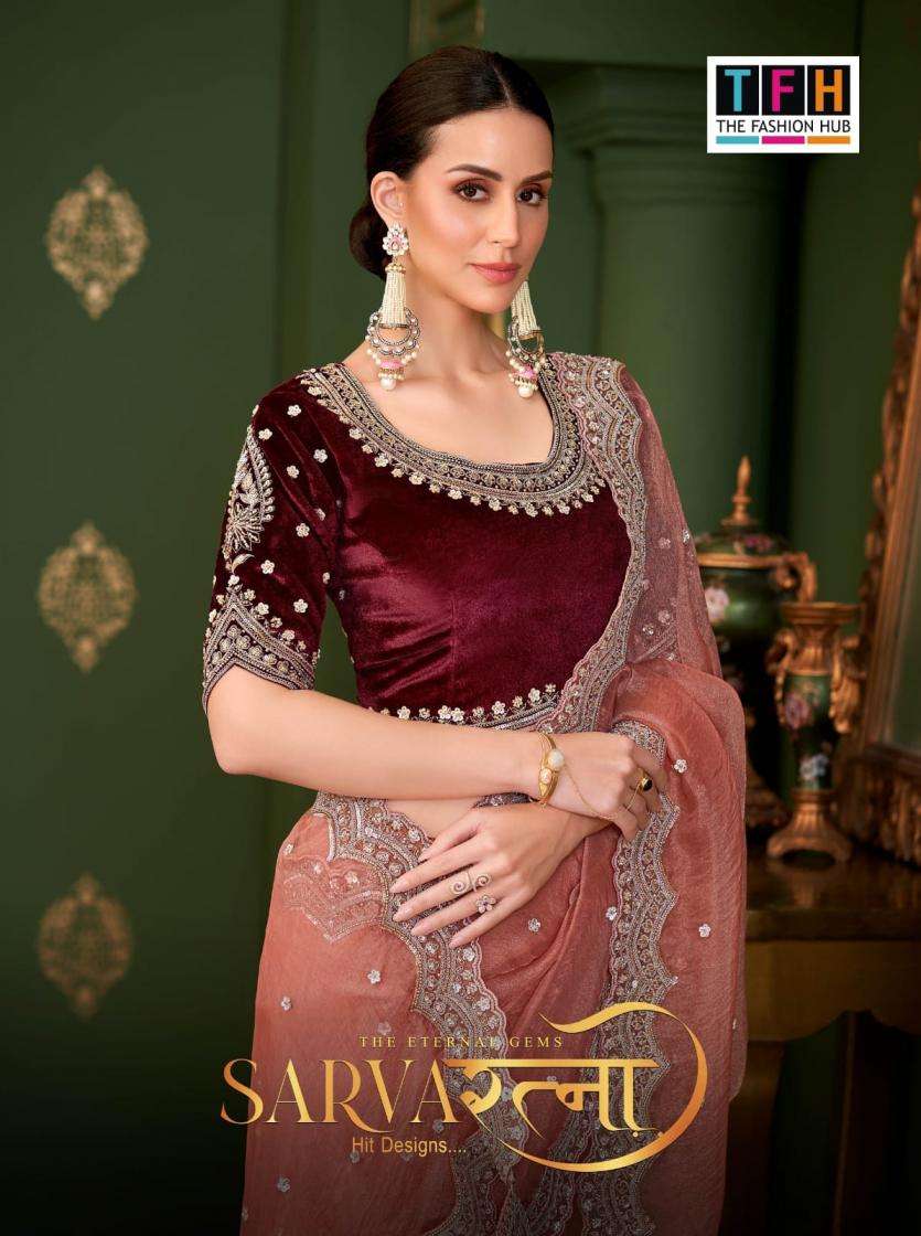tfh SAREE sarvaratna hit designs PRINTED KURTI WHOLESALER 