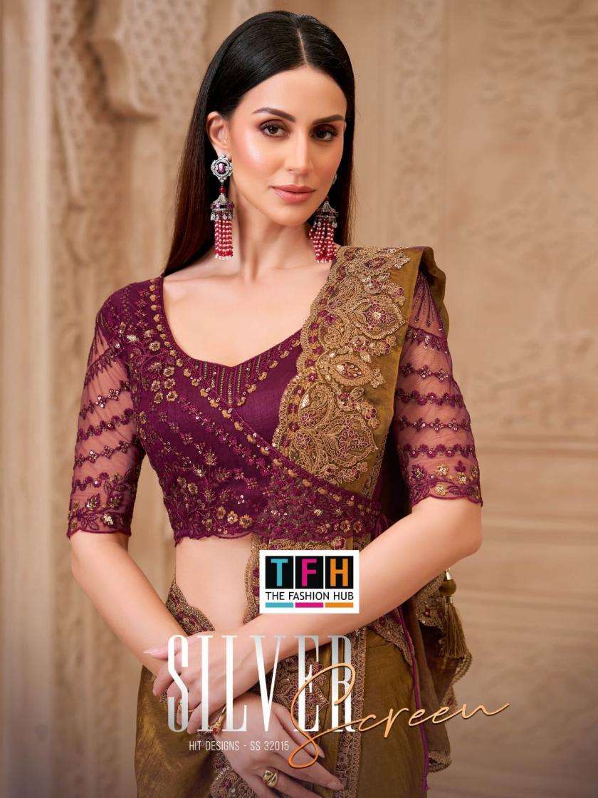 TFH SAREE silver screen 32015 PRINTED KURTI WHOLESALER 