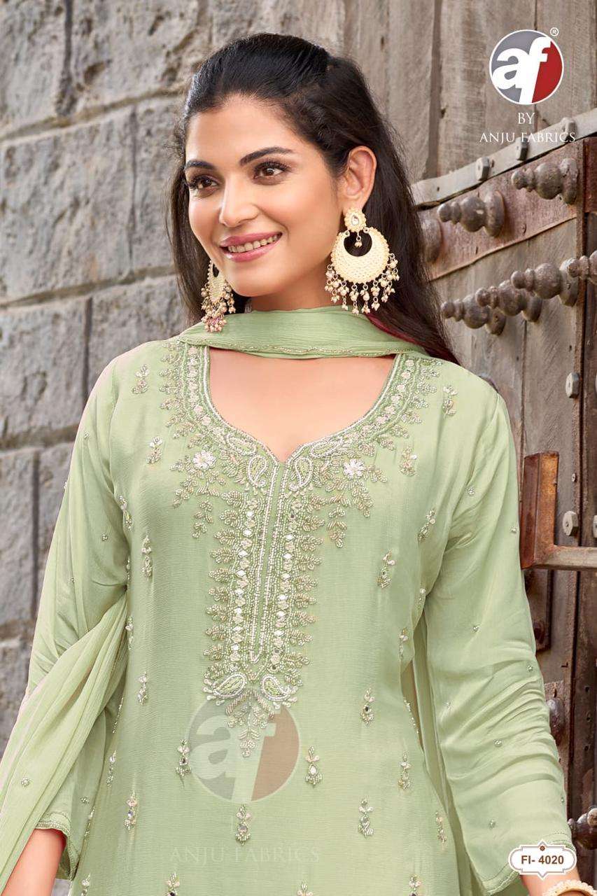 AF KURTI D.NO FI 4020 PRINTED KURTI WHOLESALER 