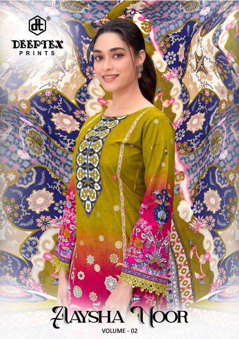 deeptex KURTI aaysha noor vol 2 PRINTED KURTI WHOLESALER 