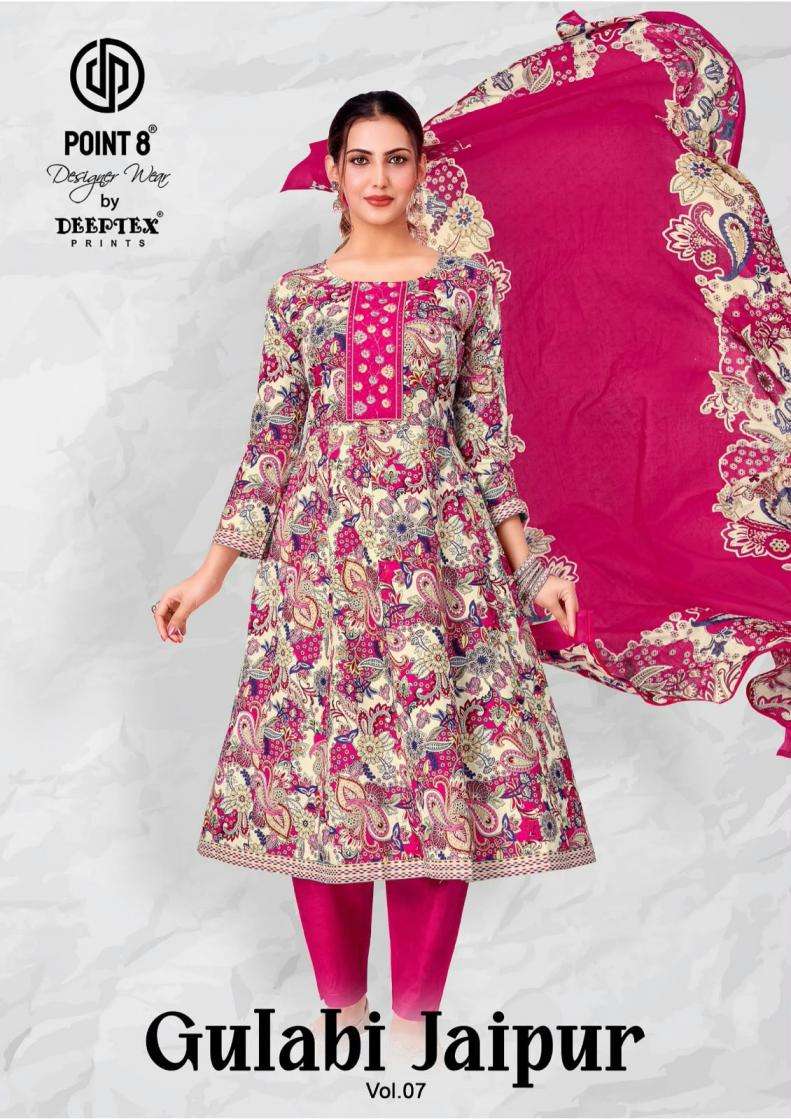 deeptex KURTI gulabi jaipur vol 7 PRINTED KURTI WHOLESALER 
