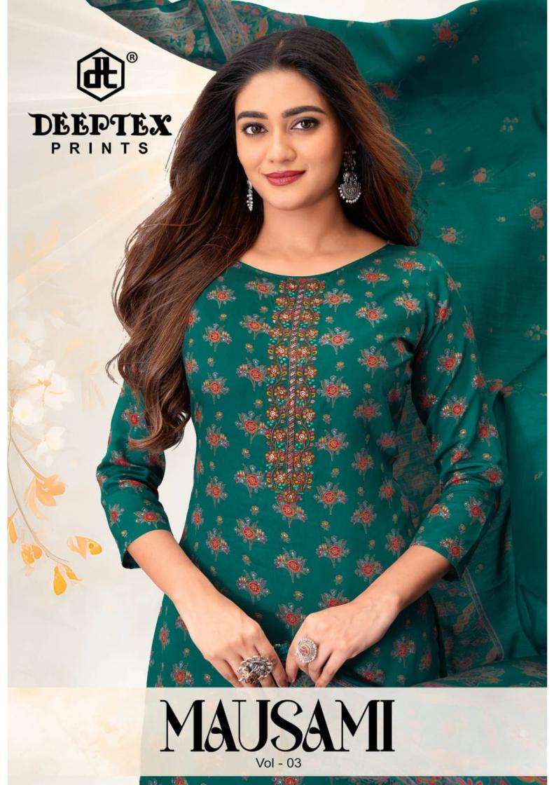 deeptex KURTI mausami vol 3  PRINTED KURTI WHOLESALER 