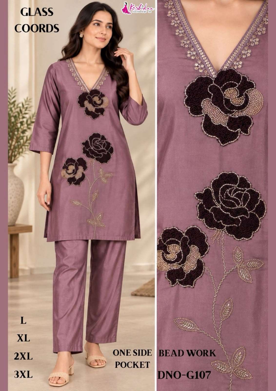 KASHIDAA KURTI GLASSIC BEADS CORD PRINTED KURTI WHOLESALER 