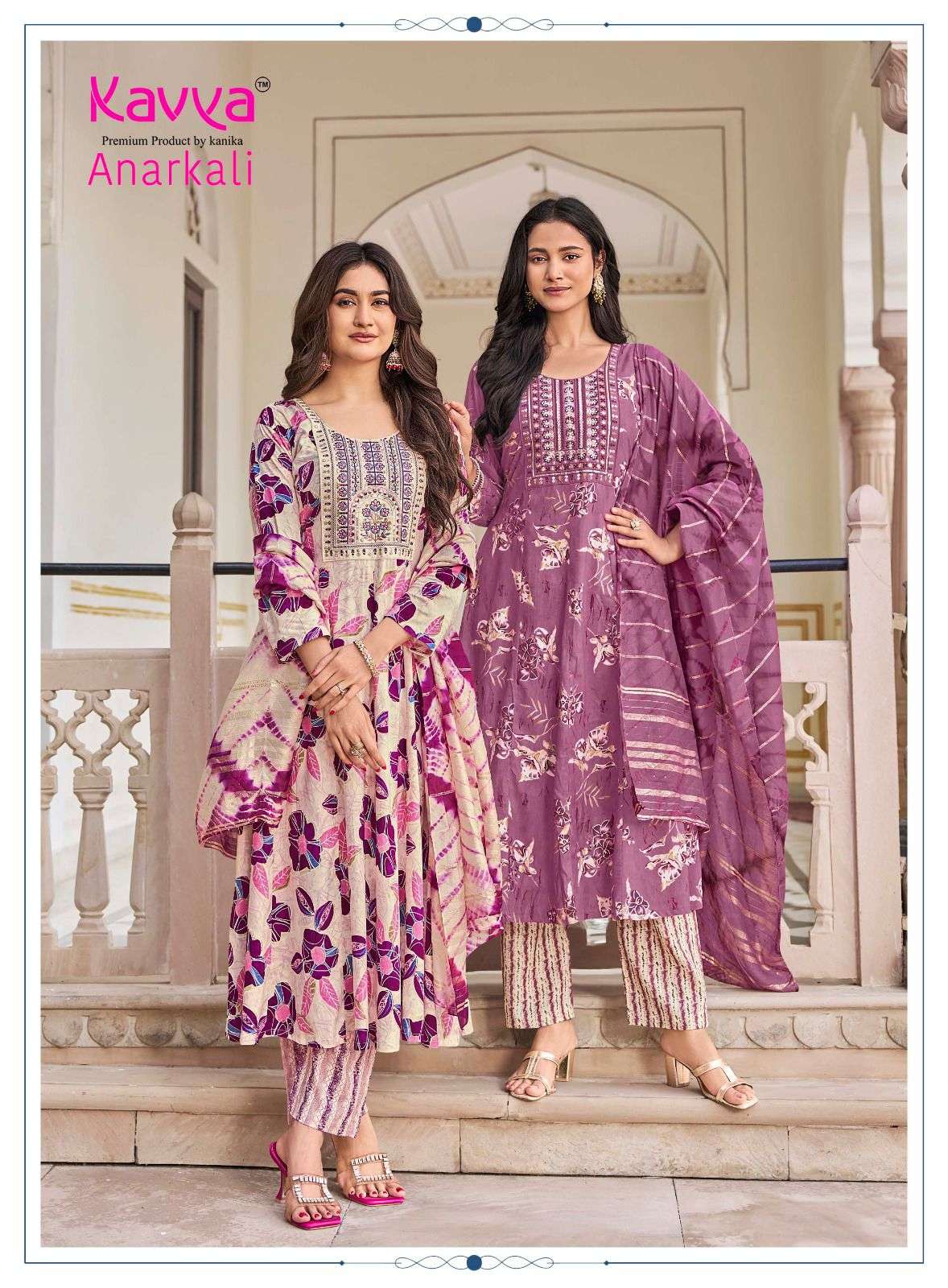 KAVYA KURTI ANARKALI vol 6 PRINTED KURTI WHOLESALER 