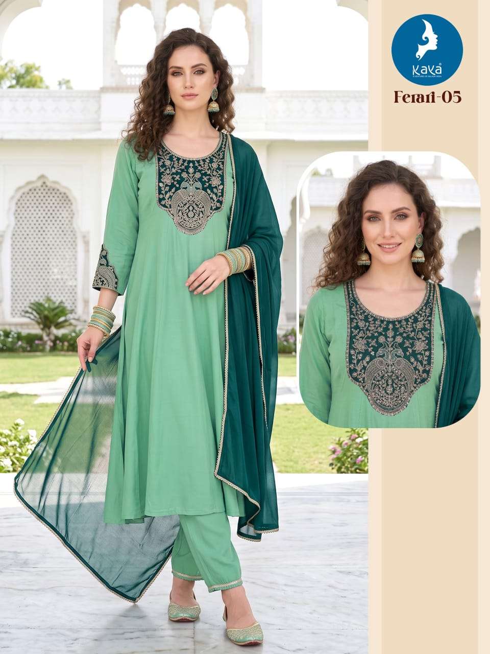 KAYA KURTI FERARI 3XL to 5XL PRINTED KURTI WHOLESALER 