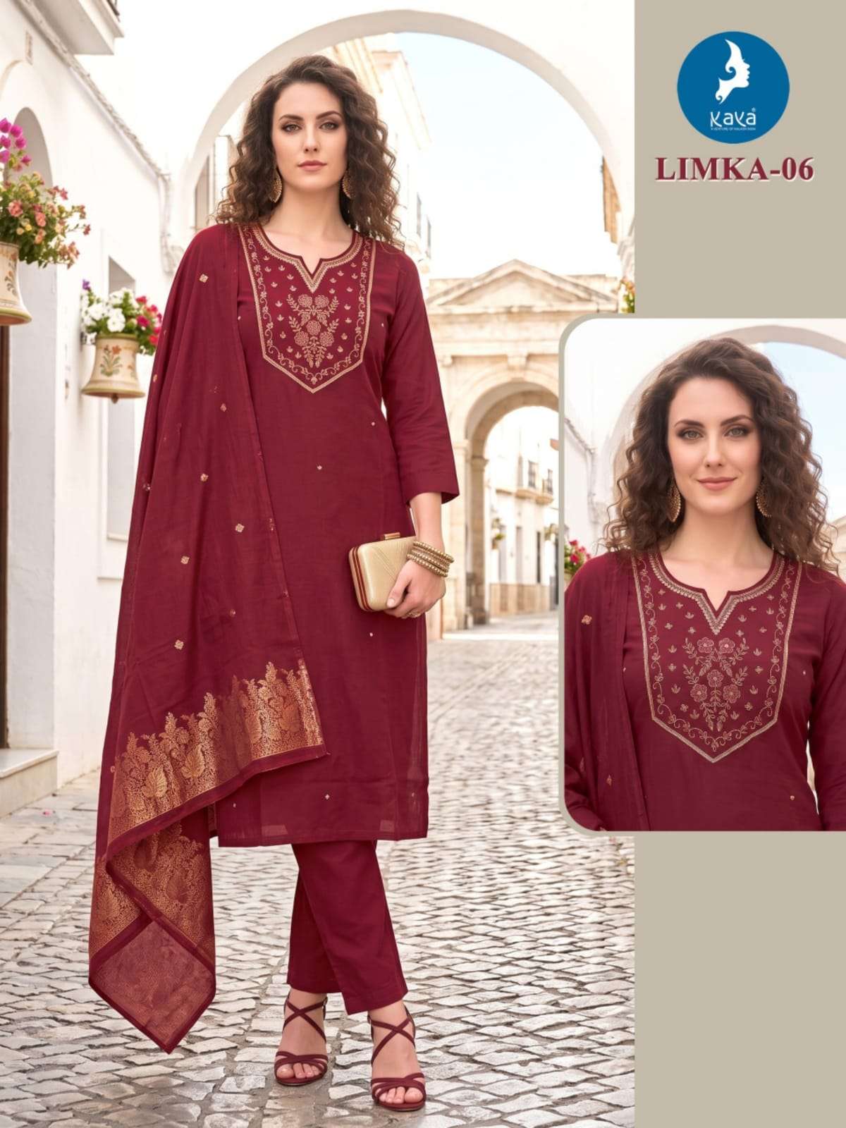 KAYA KURTI LIMKA 3XL to 5XL COMBO PRINTED KURTI WHOLESALER 