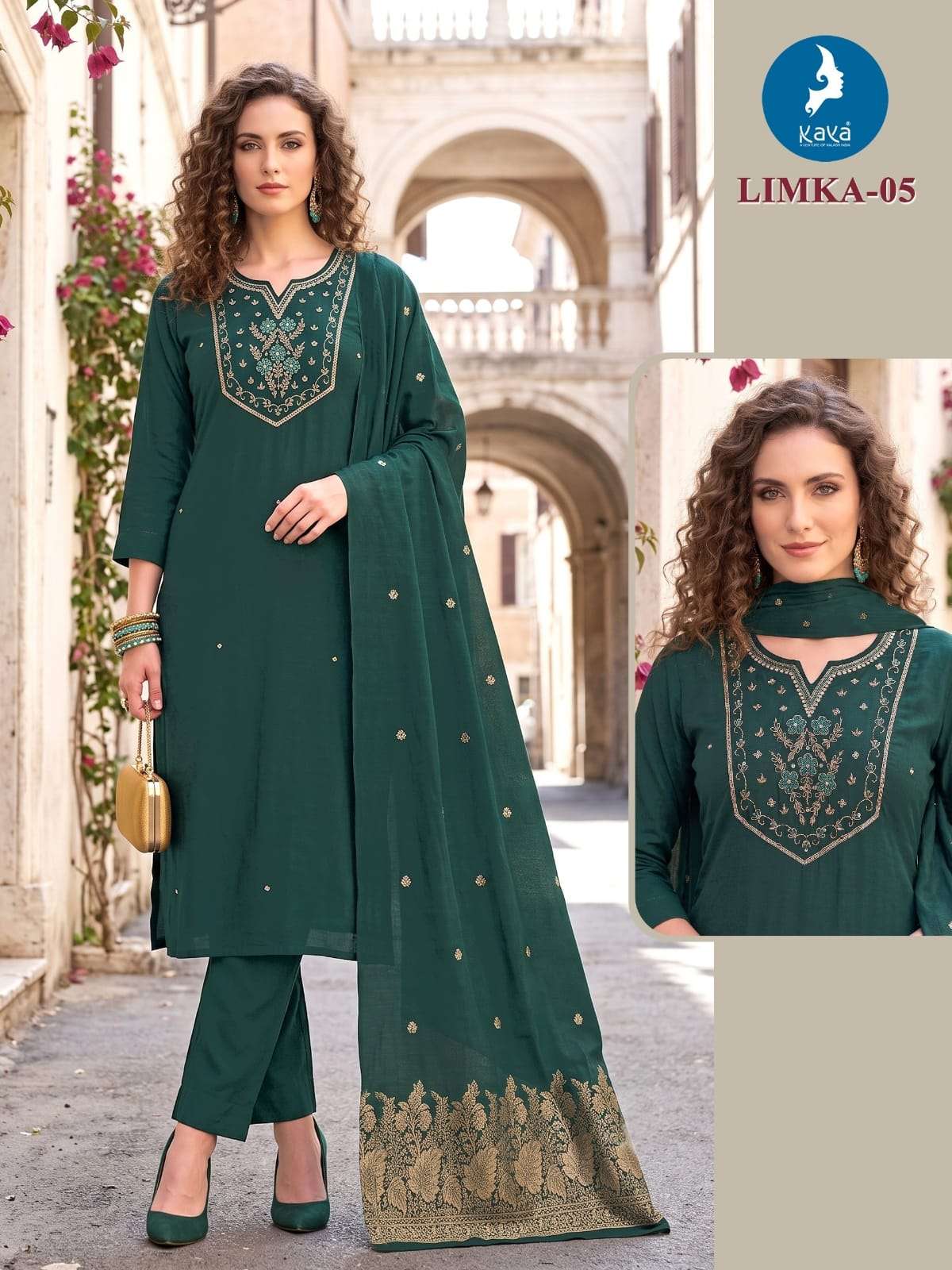 KAYA KURTI LIMKA PRINTED KURTI WHOLESALER 